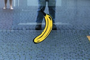 Leipzig Museum der bildennden Künste Detail Warhol Banane