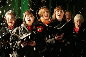 Weihnachtslidersingen im Chor